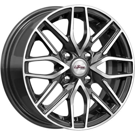 iFree Кайкос 5.5x14 4*100 ET40 DIA67.1 Блэк Джек Литой