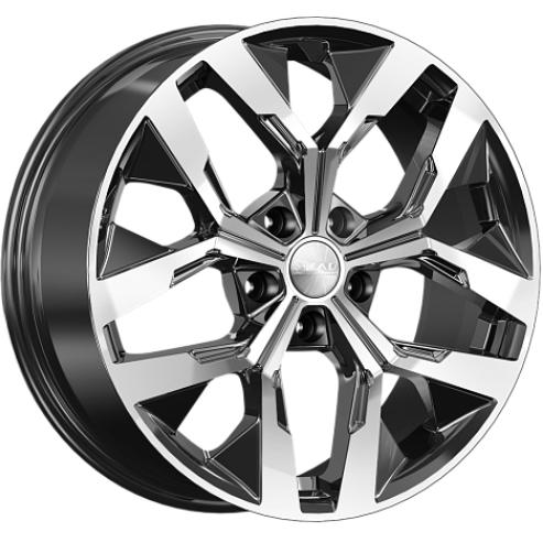 Скад Ламберт 7.5x18 5*114.3 ET33 DIA67.1 Алмаз графит Литой