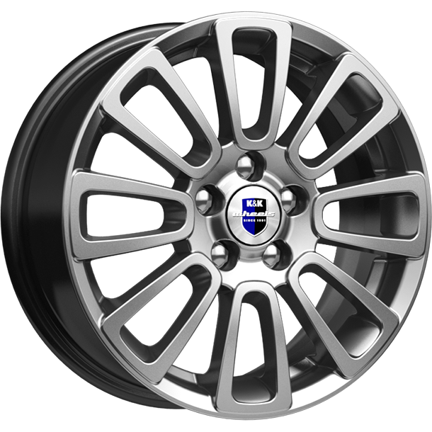 K&K Неман 6x15 4*98 ET35 DIA58.6 Дарк платинум Литой