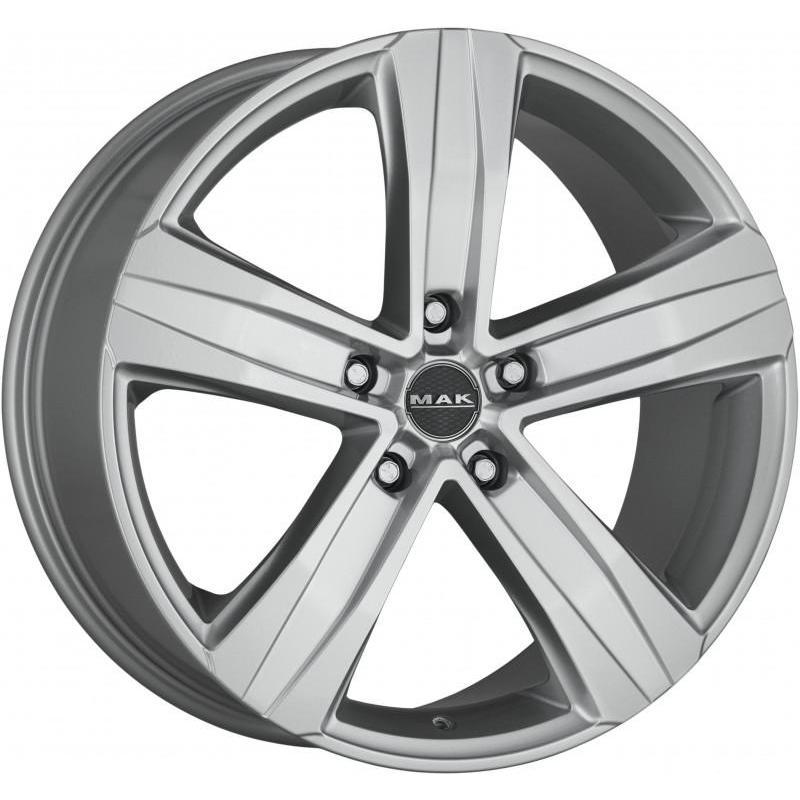 MAK Stone 5 W 7.5x17 5*112 ET55 DIA66.6 Silver Литой