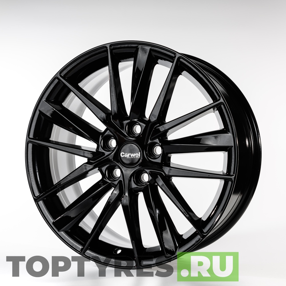 Carwel Алдан 8x18 5*108 ET46 DIA63.3 BL Литой