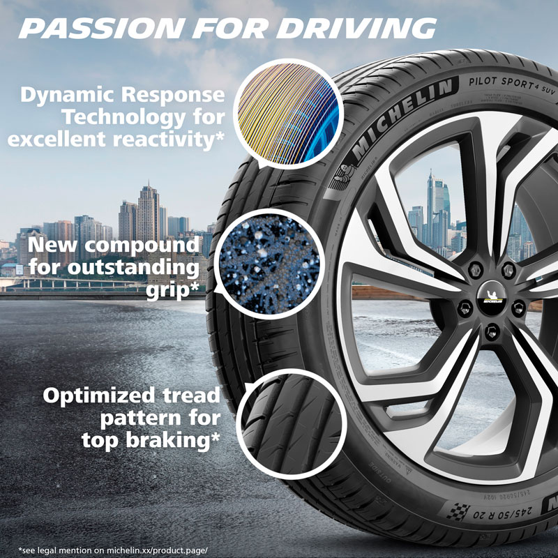 купить шины Michelin Pilot Sport 4 SUV 235/65 R18 110H с гарантией