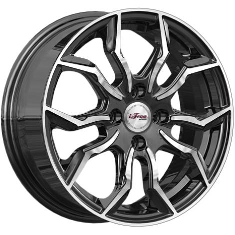iFree Бохо 6x15 4*100 ET37 DIA60.1 Блэк Джек Литой