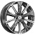 K&K КР013 7x19 5*108 ET33 DIA60.1 Diamond gloss graphite Литой