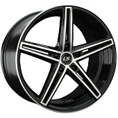 LS 749 8.5x19 5*120 ET25 DIA72.6 BKF Литой