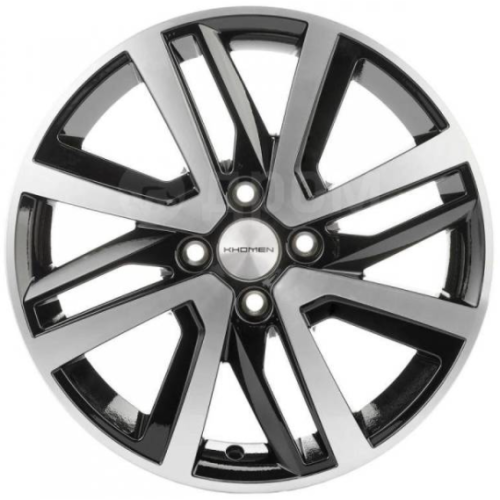 Khomen KHW 1609 6x16 4*100 ET37 DIA60.1 Black-FP Литой