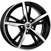 K&K Фишт 6.5x16 5*114.3 ET43 DIA67.1 Алмаз черный Литой
