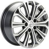 Khomen KHW 1610 6.5x16 5*114.3 ET45 DIA60.1 Gray-FP Литой