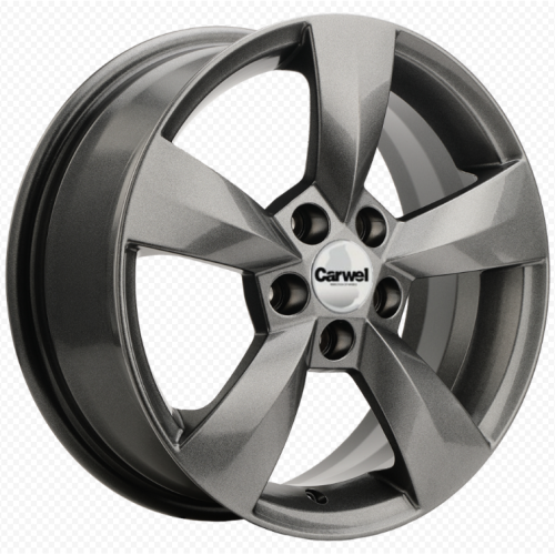 Khomen KHW 1504 6x15 5*100 ET43 DIA57.1 G-Silver Литой