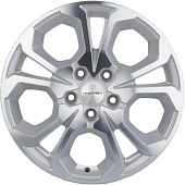 Khomen KHW 1711 7x17 5*114.3 ET37 DIA66.6 Black Литой