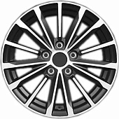 Khomen KHW 1611 6.5x16 5*112 ET46 DIA57.1 Gray-FP Литой