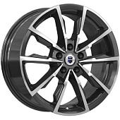 K&K Меренге 7.5x17 5*112 ET45 DIA66.6 Алмаз черный Литой