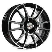 X'trike X-127 6x15 4*100 ET45 DIA67.1 BK Литой