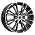 K&K Меандр 6.5x15 4*100 ET40 DIA67.1 Алмаз черный SK Литой