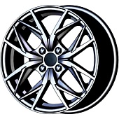 Скад Асти 6.5x16 4*100 ET44 DIA56.6 Графит Литой