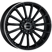 MAK Komet 8x19 5*112 ET38 DIA66.6 Gloss Black Mirror Ring Литой