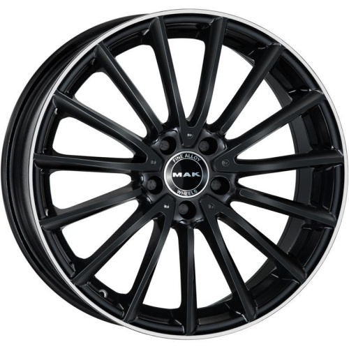 MAK Komet 8x19 5*112 ET38 DIA66.6 Gloss Black Mirror Ring Литой