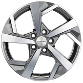 Khomen KHW 1712 7x17 5*114.3 ET39 DIA60.1 Gray-FP Литой
