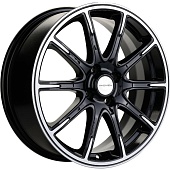 Khomen KHW 1707 6.5x17 4*100 ET43 DIA60.1 Black-FP Литой