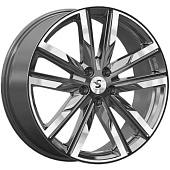K&K КР014 8x20 5*114.3 ET30 DIA60.1 Diamond gloss graphite Литой