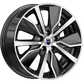 K&K Гамбит 6.5x16 5*112 ET43 DIA57.1 Алмаз черный Литой