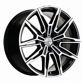 Khomen KHW 1904 8.5x19 5*112 ET30 DIA66.6 Black-FP Литой
