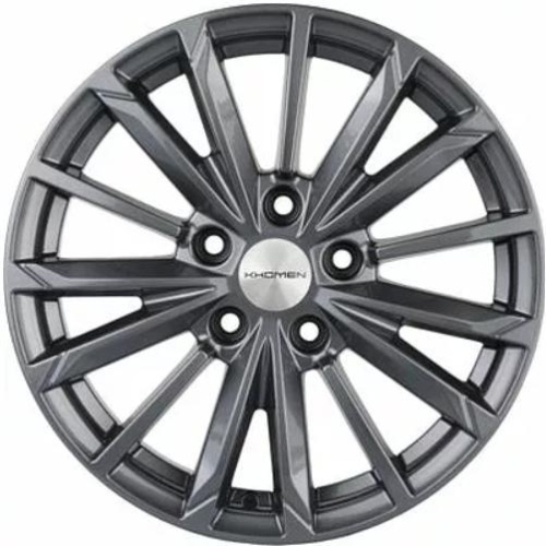 Khomen KHW 1611 6.5x16 5*110 ET46 DIA63.3 Black-FP Литой
