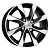 K&K Джемини 6x15 4*100 ET37 DIA60.1 Алмаз черный Литой