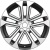 Khomen KHW 1803 7x18 5*114.3 ET50 DIA54.1 Black-FP Литой