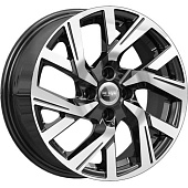 K&K КС1030 6x15 4*100 ET39 DIA60.1 Алмаз черный Литой
