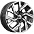 K&K КС1030 6x15 4*100 ET37 DIA60.1 Алмаз черный Литой