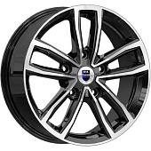 K&K Каланг 6.5x17 5*114.3 ET38 DIA67.1 Алмаз черный Литой