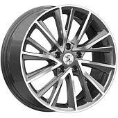 K&K КР010 7.5x18 5*114.3 ET35 DIA60.1 Diamond gloss graphite Литой