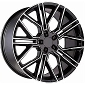 Khomen KHW 2101 9.5x21 5*112 ET36 DIA66.6 Black-FP Литой