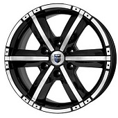 K&K Окинава 7.5x17 6*139.7 ET25 DIA106.1 Алмаз черный Литой