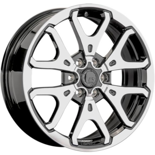 LS Forged FG20 7.5x18 6*114.3 ET46 DIA67.1 BKF Кованый
