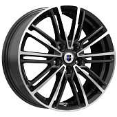 K&K Эрфурт 7x17 5*108 ET50 DIA63.3 Алмаз черный Литой