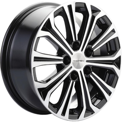 Khomen KHW 1610 6.5x16 5*108 ET50 DIA63.3 Black-FP Литой