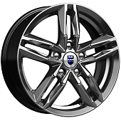 K&K Sayan 6x16 5*110 ET45 DIA63.3 Дарк платинум Литой