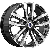 K&K Мичиган 8x18 5*130 ET53 DIA71.6 Дарк платинум Литой