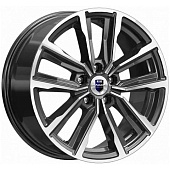K&K Лацио 7.5x17 5*114.3 ET45 DIA60.1 Алмаз черный Литой