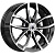 K&K Фрост 6.5x15 5*100 ET38 DIA57.1 Алмаз черный Литой