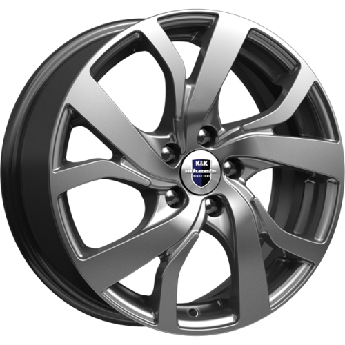 K&K Палермо 6.5x16 5*114.3 ET43 DIA67.1 Дарк платинум Литой
