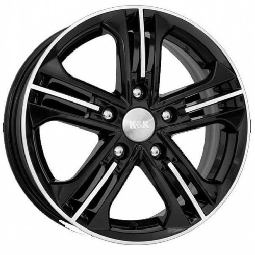 K&K Trinity 6x15 5*114.3 ET46 DIA67.1 Алмаз черный Литой