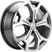 Khomen KHW 1710 7x17 5*108 ET33 DIA60.1 Black Литой