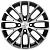 Khomen KHW 1506 6x15 4*100 ET37 DIA60.1 Black-FP Литой