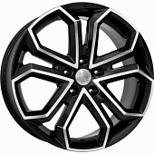 K&K Пандора 8.5x19 5*112 ET40 DIA66.6 Алмаз черный Литой