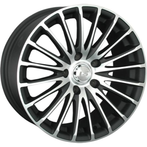 LS 565 6.5x15 5*100 ET38 DIA73.1 BKF Литой