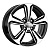 K&K КС777 6x15 4*100 ET46 DIA54.1 Алмаз черный Литой