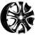 Khomen KHW 1503 6x15 4*100 ET50 DIA60.1 Black-FP Литой Khomen KHW 1503 6x15 4*100 ET50 DIA60.1 Black-FP Литой